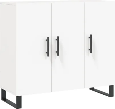 Produktbild von Sideboard Weiß 90x34x80 cm Holzwerkstoff