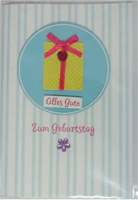 Produktbild von Glückwunschkarte - Zum Geburtstag 5585-016 *