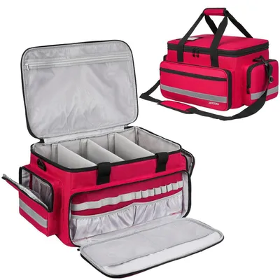 Image de Trousse de premiers secours, trousse de voyage, rouge, grande taille