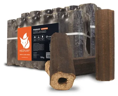 Produktbild von Heizfuxx PiniKay Octagon Holzbriketts Hartholz 10kg x 2 Gebinde 20kg