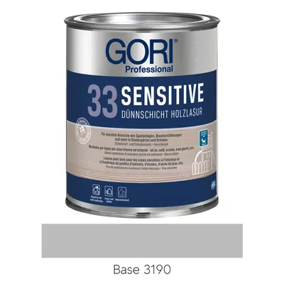 Produktbild von GORI 33 Sensitiv Dünnschicht-Holzlasur Base 3190 2,5l