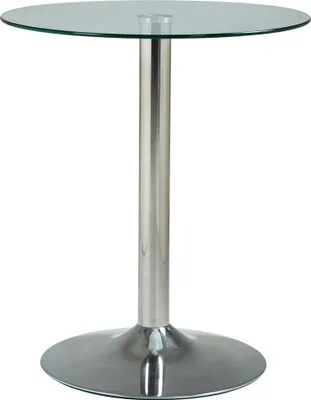 Immagine prodotto di Tavolino in vetro CLP da 70 cm, vetro trasparente