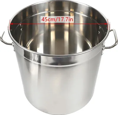 Image de Marmite à soupe, acier inoxydable durable, polyvalent pour cuisiner, 70L