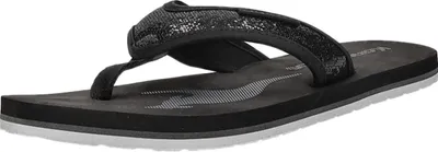 Produktbild von KangaROOS K-BW MAYA Badepantoletten Schwarz, leicht, wasserabweisend, schimmernder Riemen