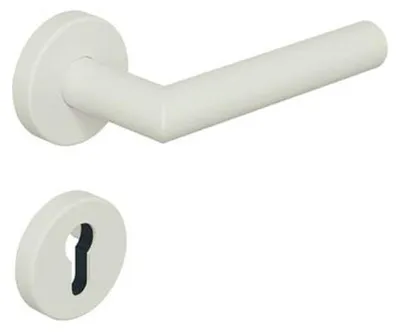 Produktbild von Hewi 162 Türdrücker Rosettengarnitur Reinweiß glänzend (Lochung: PZ) Lochung: PZ