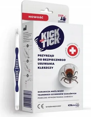 Zdjęcie produktu dla Kick the Tick, Przyrząd do bezpiecznego usuwania kleszczy, 1 sztuka
