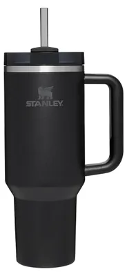 Zdjęcie produktu dla Stanley Quencher H2.0​ FlowState Tumbler 1.2L, Czarny, Stal nierdzewna, 7 h, 11 h, 1200 ml, 100 mm