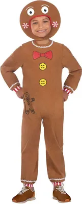 Produktbild von Gingerbread Lebkuchenmännchen Kinderkostüm