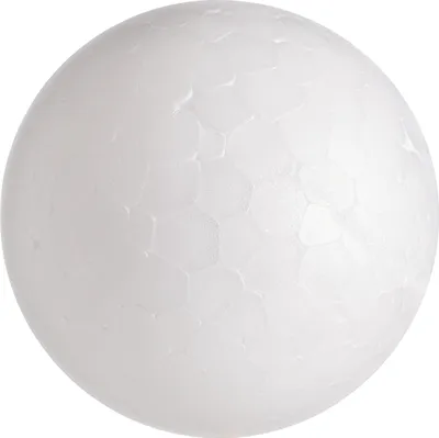 Produktbild von VBS Styroporkugel Weiß Ø 4 cm mit glatter Oberfläche zum Bemalen und Bekleben für Bastelprojekte