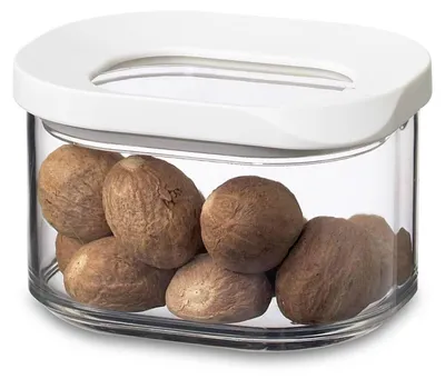 Obrázok produktu pre Rosti Mepal Modula Mini, Univerzálny kontajner, 0,175 L, Styrén-akrylonitrilový (SAN), Priehľadná, Biela, Odnímateľné veko, Obdĺžnikový