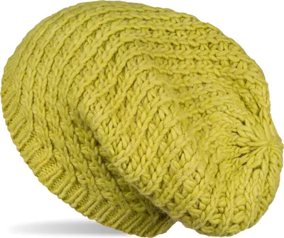 Produktbild von styleBREAKER Uni Strick Beanie Mütze grob gestrickt, Slouch Longbeanie, Grobstick Winter Strickmütze 04024158