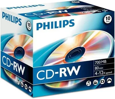 Image de Philips 8710101710242 CD vierge CD-RW 700 Mo 12x 10 pièce(s)