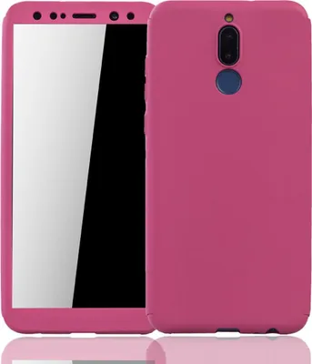 Produktbild von Handyhülle Schutzhülle für Huawei Mate 10 Lite Full Case Cover Displayschutz 360 Pink