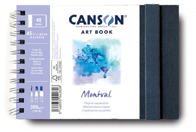 Produktbild von Canson C31200L003 Aquarellpapier, Papier, weiß, 21 x 14.8 cm