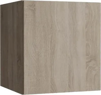 Produktbild von Furnitech Wohnwand Wohnzimmer - Hängend Wohnwand Modern - Regale und TV Schrank - Wohnzimmer Möbel (GS1, Sonoma Eiche)