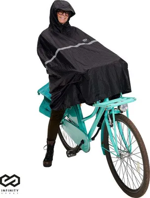Produktbild von Infinity Goods Fahrradponcho – Regenponcho – Damen & Herren – Wasserdicht & atmungsaktiv – R
