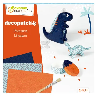 Image de Kit de bricolage Dinosaures - figurines en papier mâché avec découpage, dès 6 ans