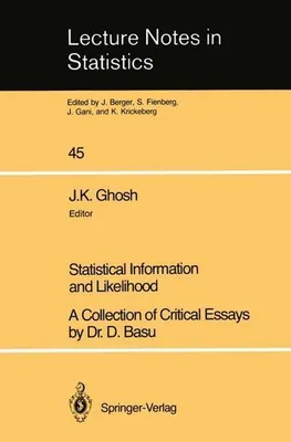 Obrázek produktu pro Statistical Information and Likelihood
