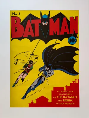 Obrázek produktu pro Umělecký tisk Batman č. 1, 60 x 80 cm