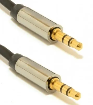 Image de gembird Audio-Kabel mit zwei 3,5 mm Klinkenanschlüssen 1m