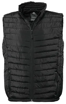 Produktbild von Tee Jays Herren Steppweste / Weste, gefüttert FK930 (4XL) (Schwarz)