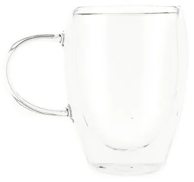 Image de Trendmax 2x verres à thé double paroi verre thermique avec anse 350ml, Heat-Resistant idéal pour thé, café, cacao