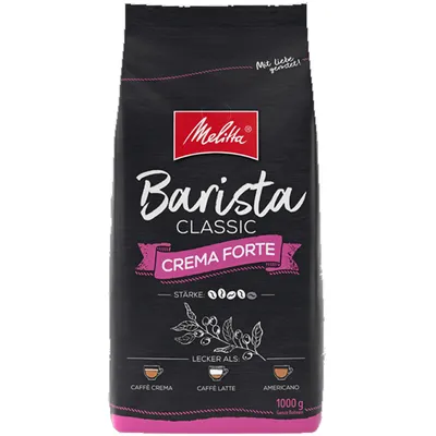 Image de Melitta Barista Crema Forte café corsé en grains entiers 1000g