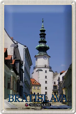 Produktbild von Blechschild Reise 20x30cm Bratislava Slowakei Michaelertor