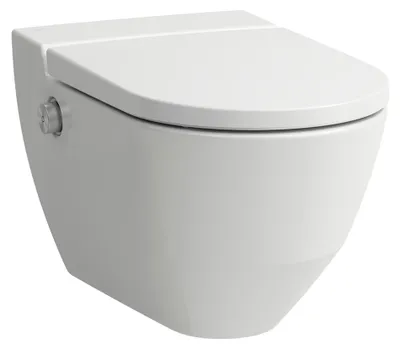 Immagine prodotto di Laufen Navia WC con doccetta Cleanet a scarico diretto, senza bordo, bianco LCC, 1 pz.