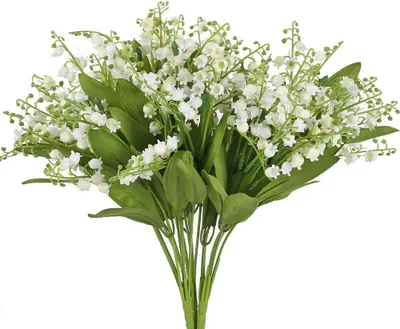 Produktbild von 3PCS,Künstliche,Blumen,Indoor,Outdoor,Künstlicher,Strauch,mit,weißen,Blumen,und,grünen,Blättern,für,Hochzeit,Deko,Tisch,Hausgarten,Blumenarrangement,Vase,Korbtopf