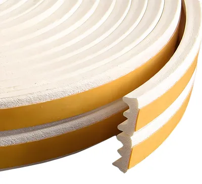 Immagine prodotto di Nastro sigillante autoadesivo, per porte e finestre, 10 metri, profilo E, guarnizione in gomma