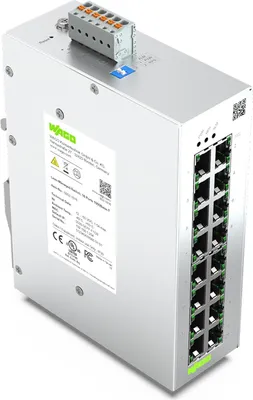Produktbild von WAGO Industrial-Switch 852-1816: Effiziente Netzwerklösungen mit 16 ETHERNET-Por