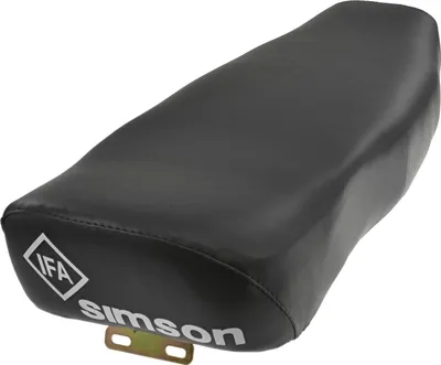 Immagine prodotto di Sedile liscio, nero con scritta Simson - Simson S50, S51, S70