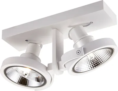 Zdjęcie produktu dla Lampa sufitowa Master biała 2xES111x15W metal wym:15x29x8cm IP20 Zuma Line