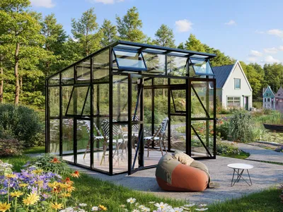 Produktbild von StarLine Gewächshaus Modell PultLine 7,34 m²