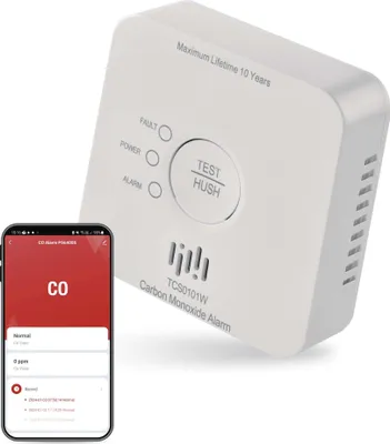 GoSmart Detektor oxidu uhelnatého TCS0101W s WiFi