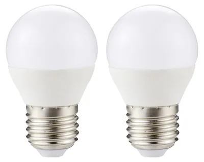 Produktbild von Kobi E27 LED Kugellampe 4,5W 420lm 6000K 230V 2 Stück