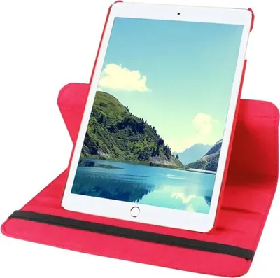 Image de Housse de protection pour Apple iPad Mini 4/5 7.9 pouces Housse Flip Case Rotation 360° Rouge