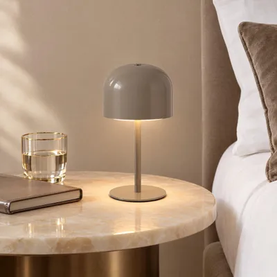 Produktbild von lusenz LED Tischleuchte Arielleo 2W IP20 beige dimmbar USB-C
