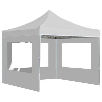 Immagine prodotto di Gazebo Pieghevole con Pareti in Alluminio 3x3 m Bianco