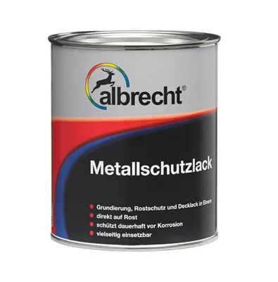 Produktbild von Albrecht Metallschutzlack 750 ml schwarz