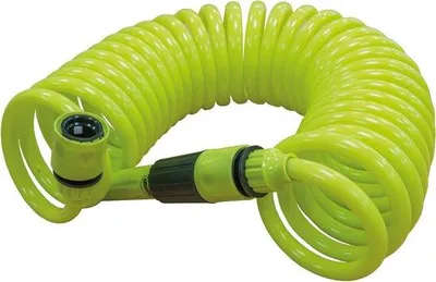 Image de Tuyau spiralé extensible de 15 m en polypropylène vert
