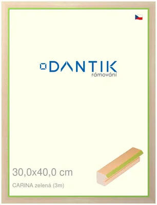 Zdjęcie produktu dla Ramka DANTIK 30x40 | CARINAgreen (Plexi Clear)