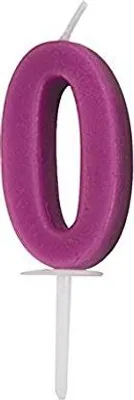 Obrázek produktu pro Svíčka „číslice 0“ 7cm