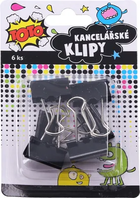 Obrázek produktu pro Klip kancelářský 6 ks, 25 mm