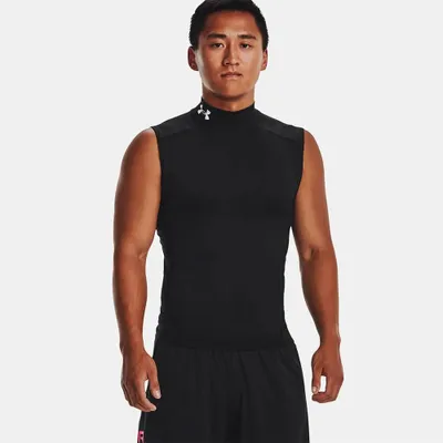 Produktbild von UNDER ARMOUR UA HG ARMOUR COMP MOCK SL Black / White L