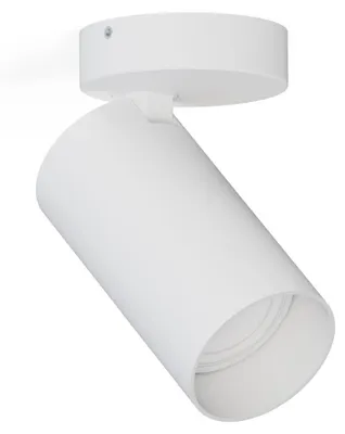 Produktbild von Deckenlampe verstellbar klein H: 13 cm Ø 7 cm Weiß GU10 Spot Deckenleuchte Flur Küche Wohnzimmer