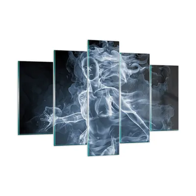 Produktbild von Bilder auf glas - Mädchen rauch nebel kunst - 150x100cm - Glasbilder - Wandbilder - Kunstdruck - zum Aufhängen bereit - Wanddekoration aus Glas - Glas Bilder - Wandbild auf Glas - GEA150x100-2646