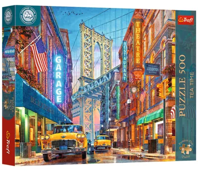 Produktbild von Puzzle – 500 – Premium Plus – Blick auf Manhattan – Trefl 37613