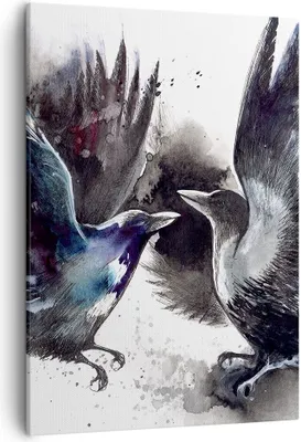 Produktbild von Bild auf Leinwand - Leinwandbild - Einteilig - Vogel Natur Feder - 50x70cm - Wand Bild - Wanddeko - Wandbilder - Leinwanddruck - Kunstdruck - Wanddekoration - Leinwand bilder - Wandbild - PA50x70-3761